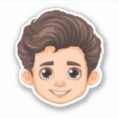 Personalisiertes Bildlogo für benutzerdefinierte B Aufkleber (Vorderseite)