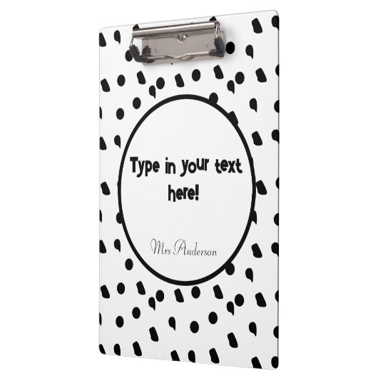 personalisiertes Bindemittel, BHO-Bindemittel, mod Klemmbrett (Links)