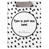 personalisiertes Bindemittel, BHO-Bindemittel, mod Klemmbrett (Vorderseite)