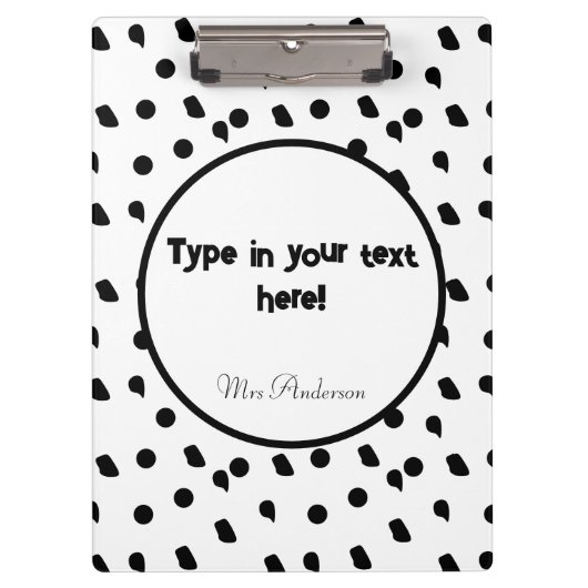 personalisiertes Bindemittel, BHO-Bindemittel, mod Klemmbrett (Vorderseite)