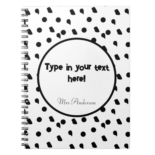 personalisiertes Bindemittel, BHO-Bindemittel, mod Notizblock (Vorderseite)