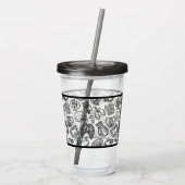 Personalisiertes Biologie-Anatomie-Getränk Acryltrinkbecher (Rückseite)