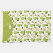 Personalisiertes Birnenmuster Geschirrtuch (Horizontal)