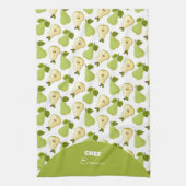 Personalisiertes Birnenmuster Geschirrtuch (Vertikal)