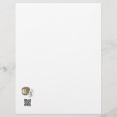 Personalisiertes Birthday Coloring Tischset (Rückseite)