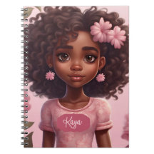Personalisiertes Black Girl-Notebook