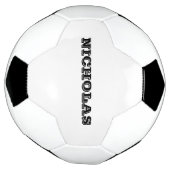 Personalisiertes Black individuelle Name-Team Fußball (Gedreht)