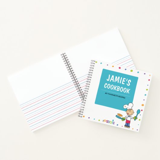 Personalisiertes Blank-Cookbook Notizblock (Innenseite)