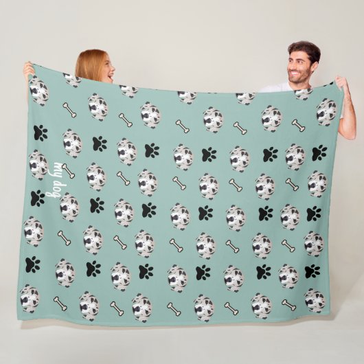 Personalisiertes Blanketdesign für Hunde Fleecedecke (Beispiel)
