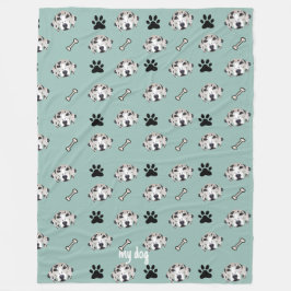 Personalisiertes Blanketdesign für Hunde Fleecedecke