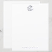 Personalisiertes Blatt für das Ankerlogo (Vorne/Hinten)