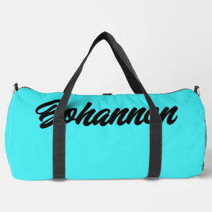 Personalisiertes Blau Duffle Bag