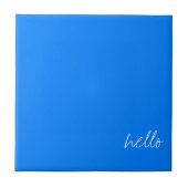 Personalisiertes Blau Fliese (Vorderseite)