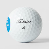 personalisiertes Blau Golfball (Logo)