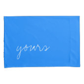 Personalisiertes Blau Kissenbezug (Vorderseite-Rechts)