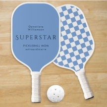 Personalisiertes Blau Pickleball Mom Superstar Ben