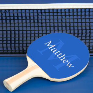 Personalisiertes Blau Tischtennis Schläger