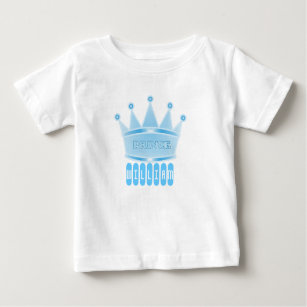 Personalisiertes blaues Baby-Jungen-Geschenk Baby T-shirt