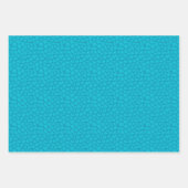 Personalisiertes Blaues Dinosaurier-Muster Geschenkpapier Set (Vorderseite 2)