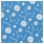 Personalisiertes blaues Farbmuster Stoff (Nahaufnahme)