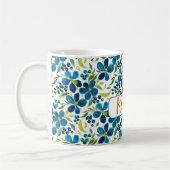 Personalisiertes blaues Flair Kaffeetasse (Links)