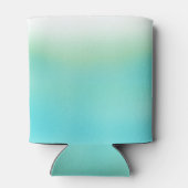 Personalisiertes blaues Grün Ombre Fade kann kühle Dosenkühler (Rückseite)