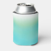Personalisiertes blaues Grün Ombre Fade kann kühle Dosenkühler (Kanne Rückseite)