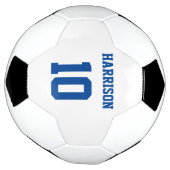 Personalisiertes blaues individuelle Name-Team Fußball (Gedreht)