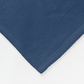 Personalisiertes Blaues Kreuz Fleecedecke (Ecke)
