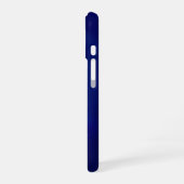 Personalisiertes Blaues Seepferdchen Ozean iPhone 16 Hülle (Linke Seite)