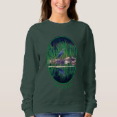 Personalisiertes Blauheron-Naturgemälde Sweatshirt (Vorderseite)