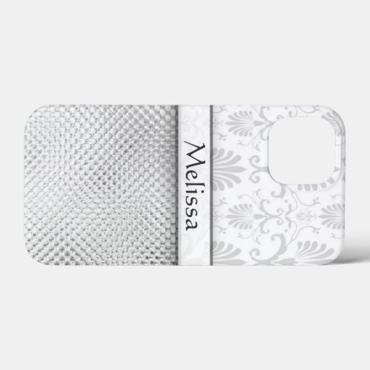 Personalisiertes Bling-Effect-Muster Case-Mate iPhone Hülle (Rückseite (Horizontal))