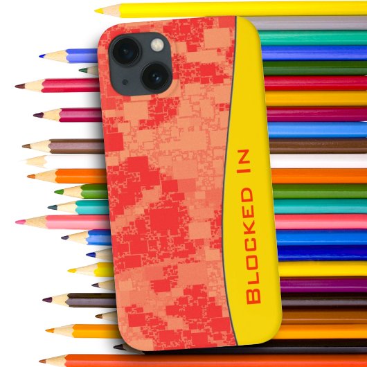 Personalisiertes Blockmuster für geometrische Mand Case-Mate iPhone Hülle