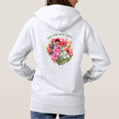 Personalisiertes BLOOM, IN DEM SIE PLANTIERT SIND Hoodie (Rückseite)