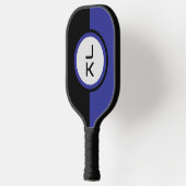 Personalisiertes Blue Black Pickleball Paddel Pickleball Schläger (Links)