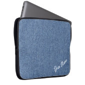 PERSONALISIERTES BLUE DENIM PATTER LAPTOPSCHUTZHÜLLE (Vorne Rechts)