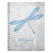 Personalisiertes Blue Dragonfly-Notebook Notizblock (Vorderseite)