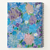 Personalisiertes Blue Haze-Notebook Notizblock (Rückseite)