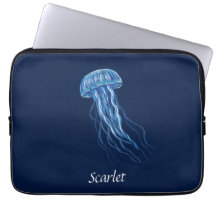 Personalisiertes Blue Jellyfish-Illustrationsdesig