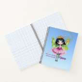 Personalisiertes Blue Magical Fairy Notebook für M Notizblock (Innenseite)