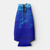 Personalisiertes Blue Water Foto Fischerboot Kapit Flaschenkühler (Rückseite)