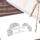 Personalisiertes Bluebell aus Liebe Selbstfarben Permastempel