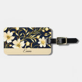 Personalisiertes Blumen-Gepäckanhänger Gepäckanhänger (Vorderseite horizontal)