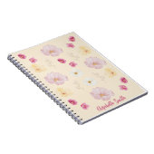 Personalisiertes Blumen-Notizbuch Notizblock (Rechte Seite)