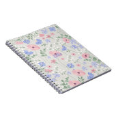 Personalisiertes Blumen Notizbuch Notizblock (Rechte Seite)
