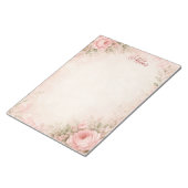Personalisiertes Blumen Notizbuch Notizblock (angewinkelt)