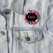 Personalisiertes Blumen-Power Brights Button (Beispiel)