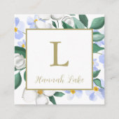 Personalisiertes Blumenanrufen oder Begleitkarte (Vorderseite)