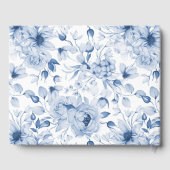 Personalisiertes Blumenblatt Gästebuch (Rückseite)