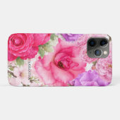Personalisiertes Blumendesign Case-Mate iPhone Hülle (Rückseite (Horizontal))